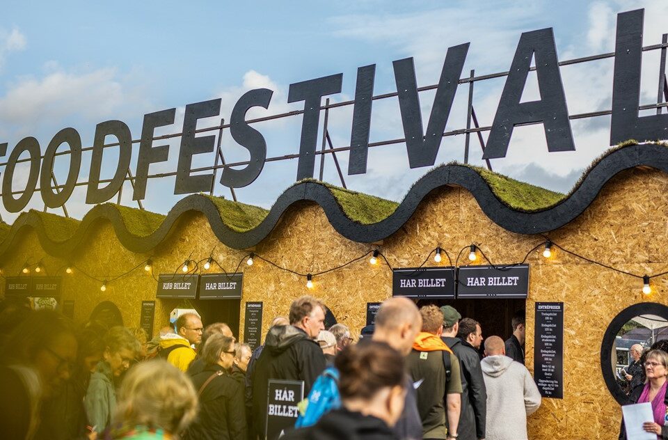 Indgang til foodfestival